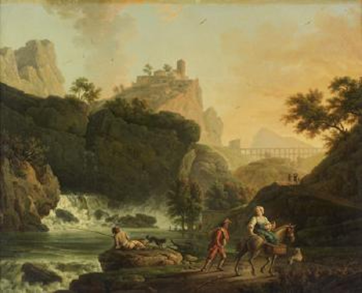 Le soir by Claude Joseph Vernet