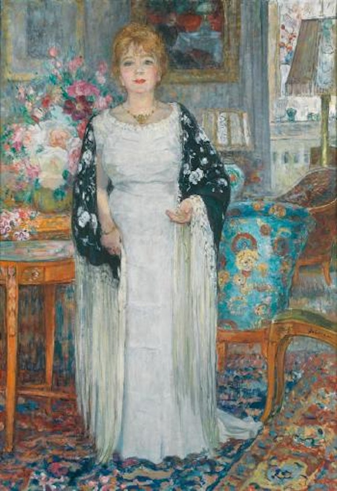 Portrait de Madame Henry dans son interieur by Henri Lebasque