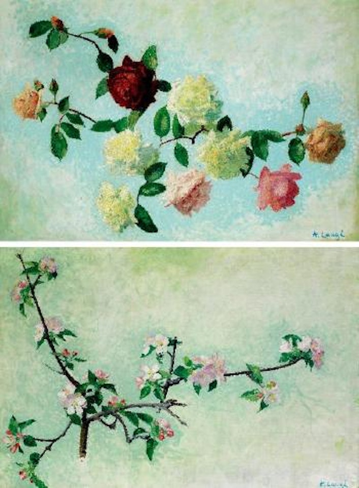 Branche de fleurs. Branche de pommier by Achille Laugé