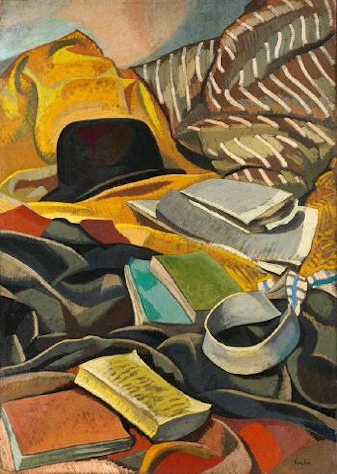 Nature morte au chapeau by Auguste Herbin