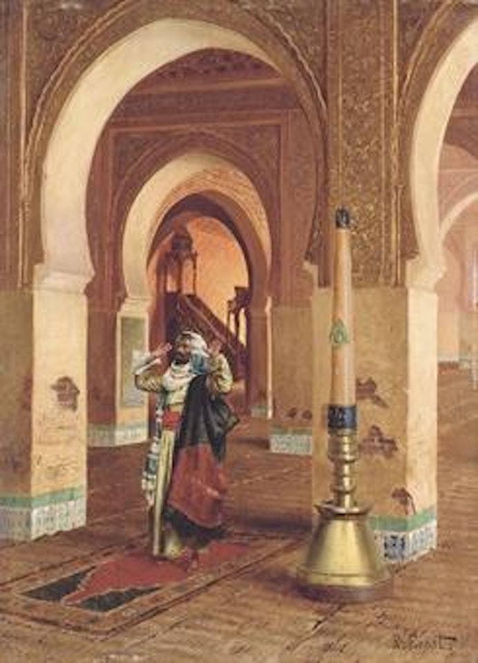 The prayer by Rudolf Ernst
