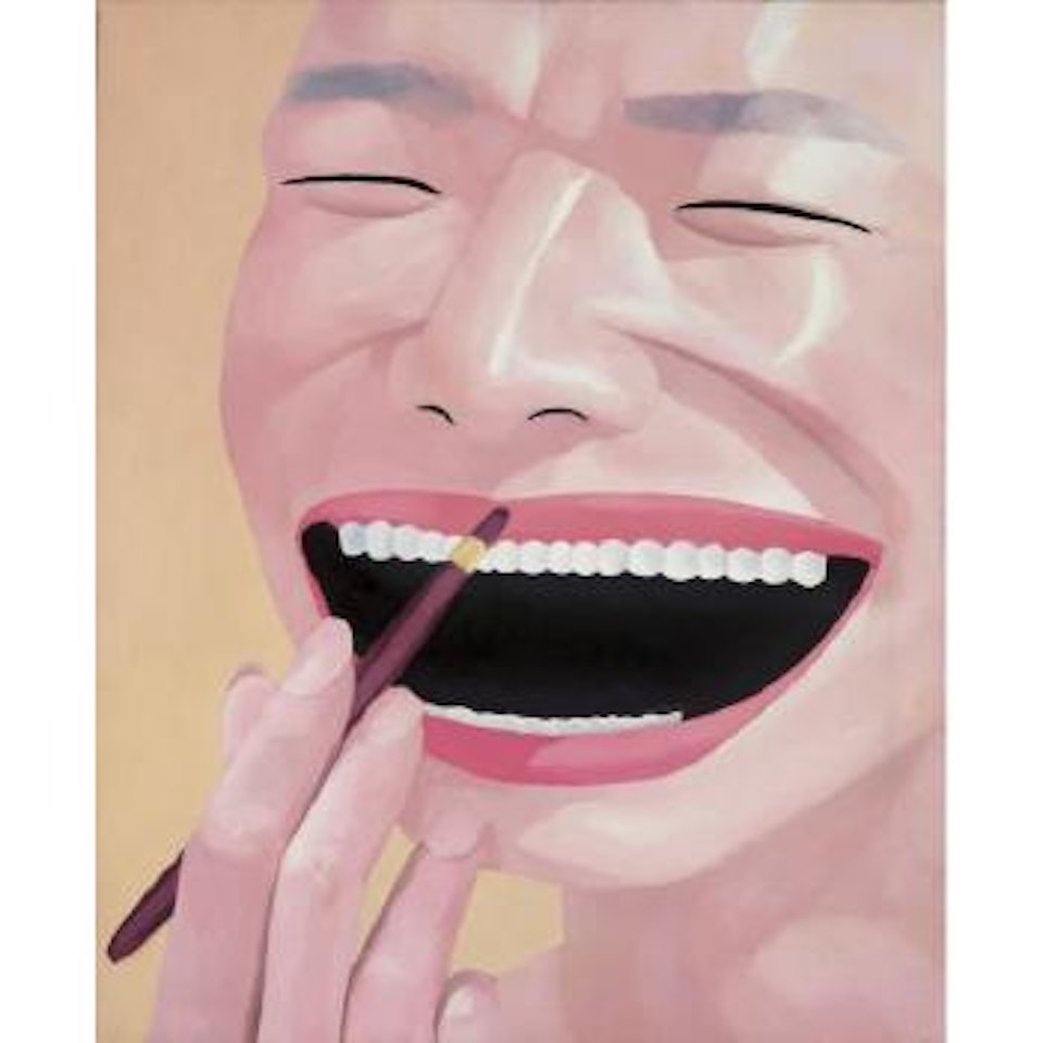 Make Up Series by Yue Minjun