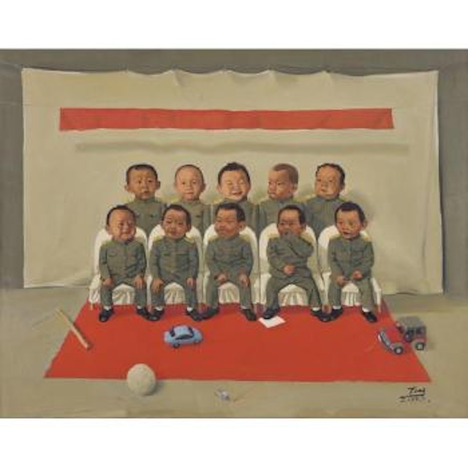 Children In Meeting by Tang Zhigang