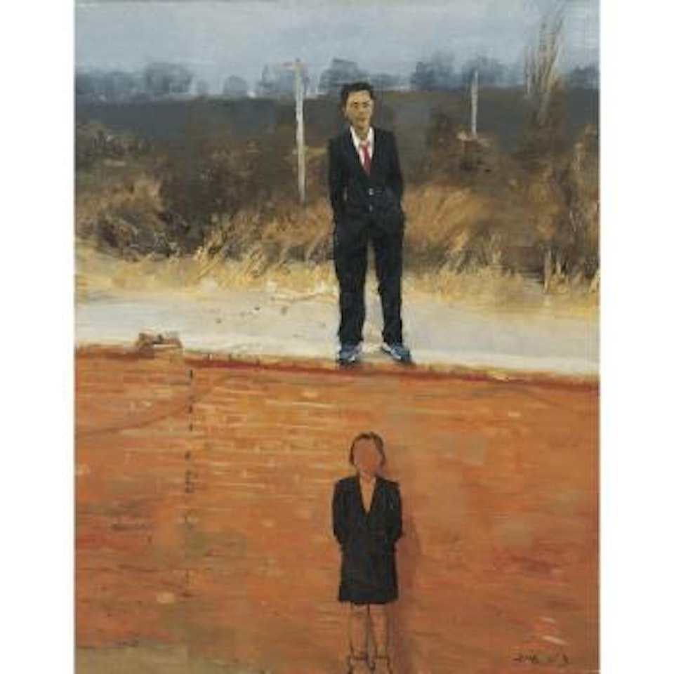 Inside And Outside Of The Wall by Liu Xiaodong