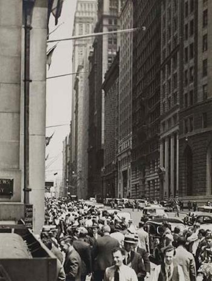 Untitled (Wall Street) by André Kertész