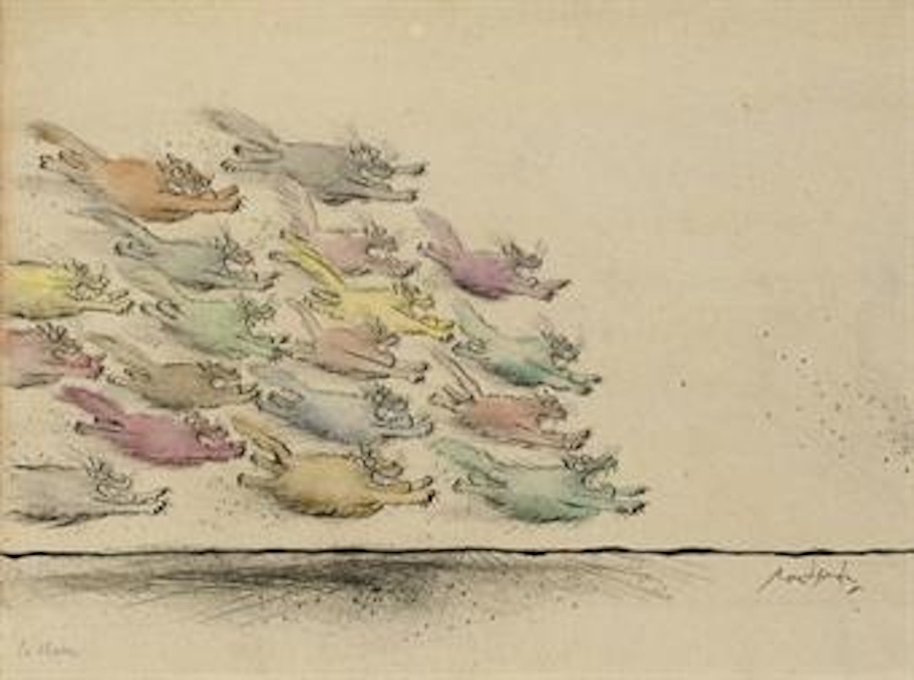 La chasse by Ronald Searle