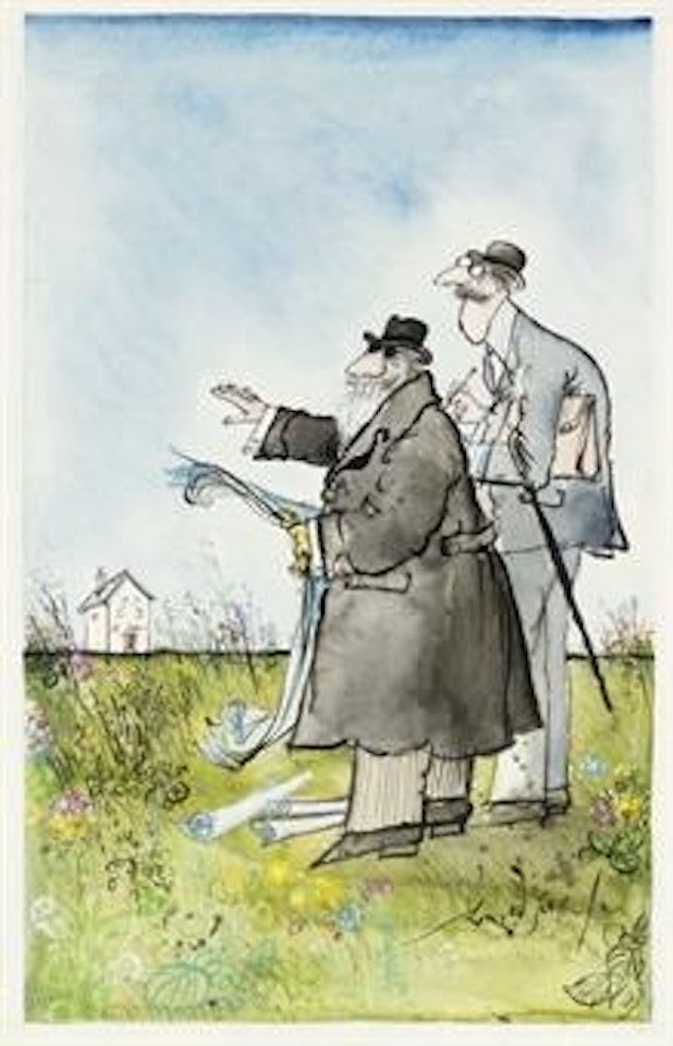 Oh, and a beautiful super supermarket over there by Ronald Searle
