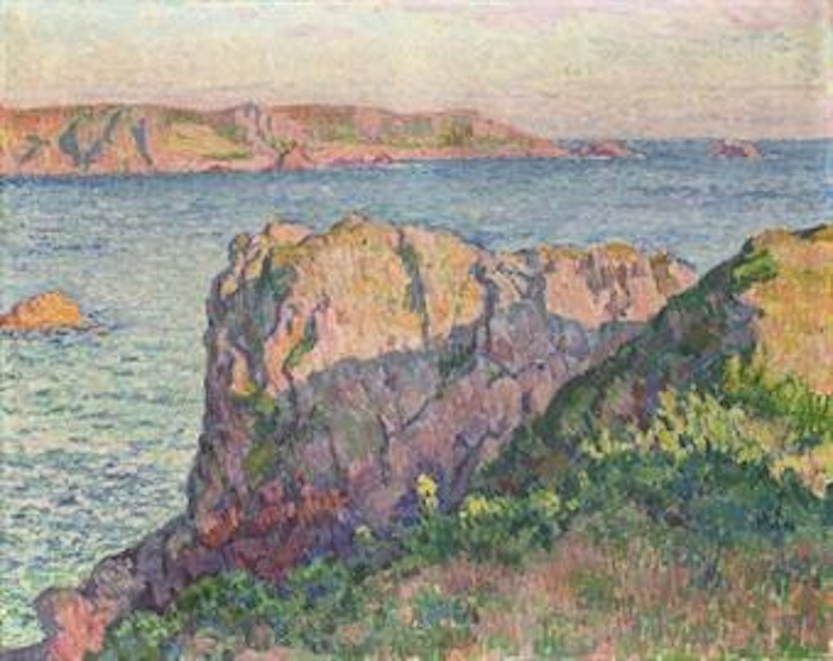Falaises, bord de mer by Theo van Rysselberghe