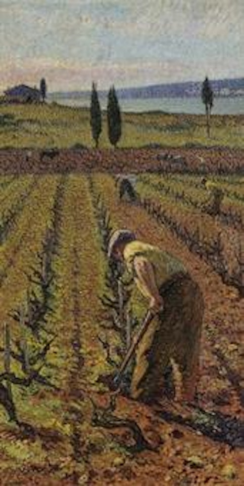 Le cultivateur by Henri Jean Guillaume Martin