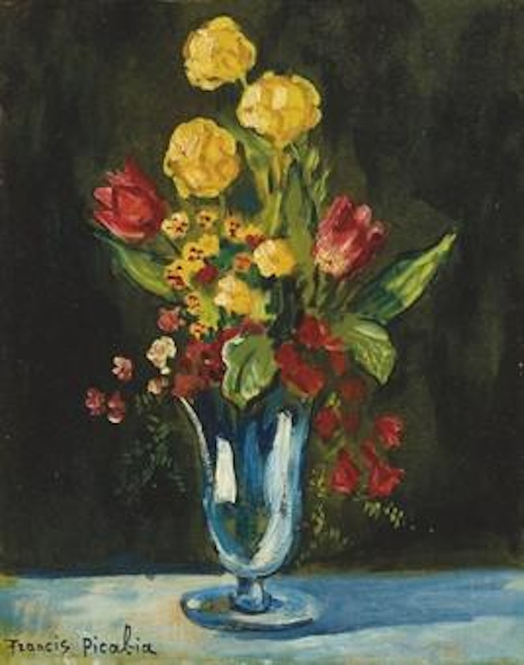 Fleurs dans un vase by Francis Picabia