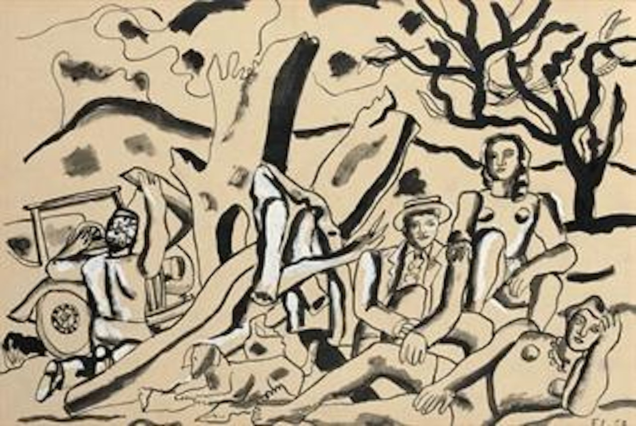Partie de campagne by Fernand Leger