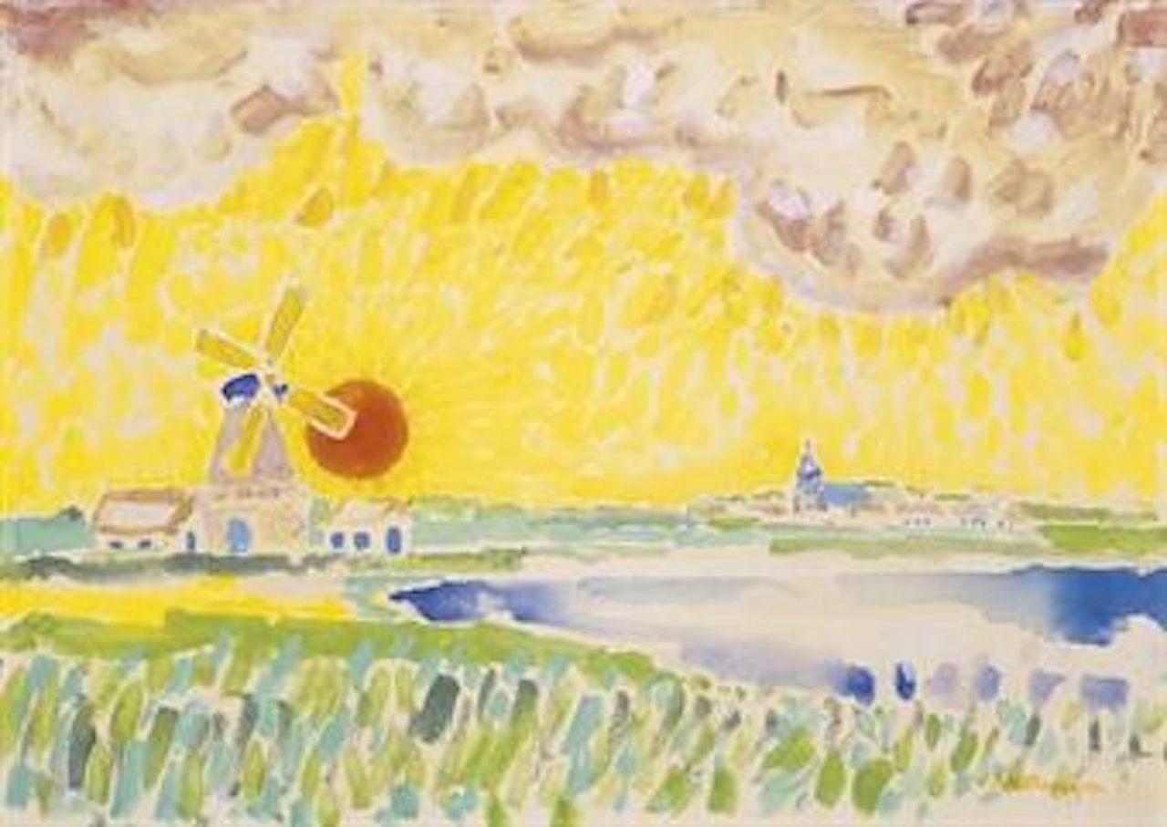Le moulin by Kees van Dongen