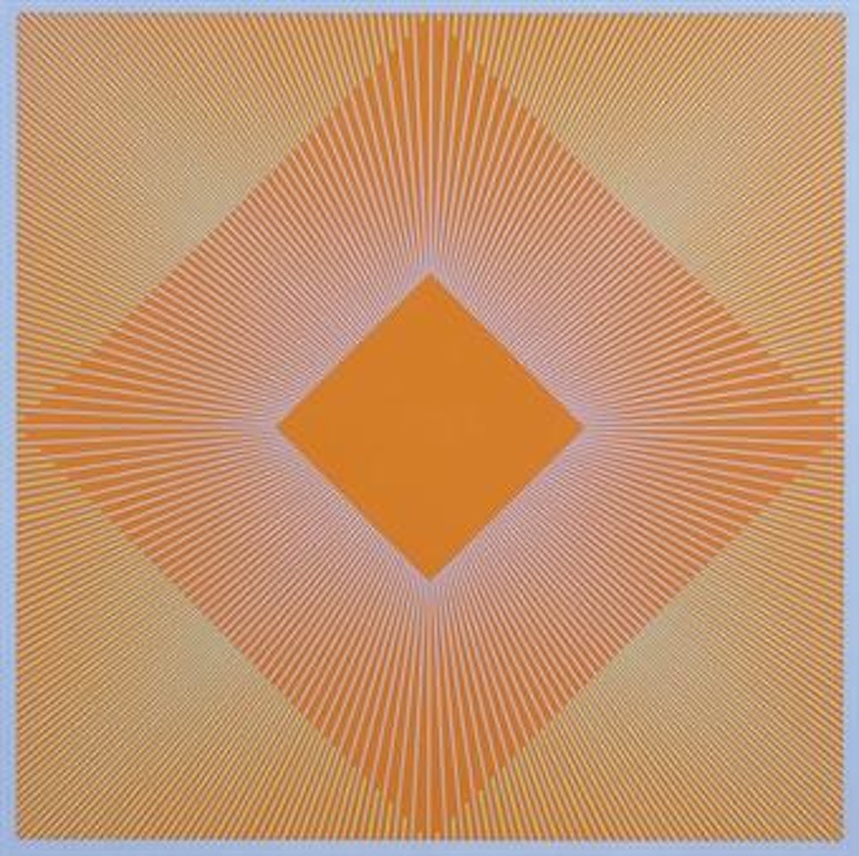 Splendor of Orange by Richard Anuszkiewicz