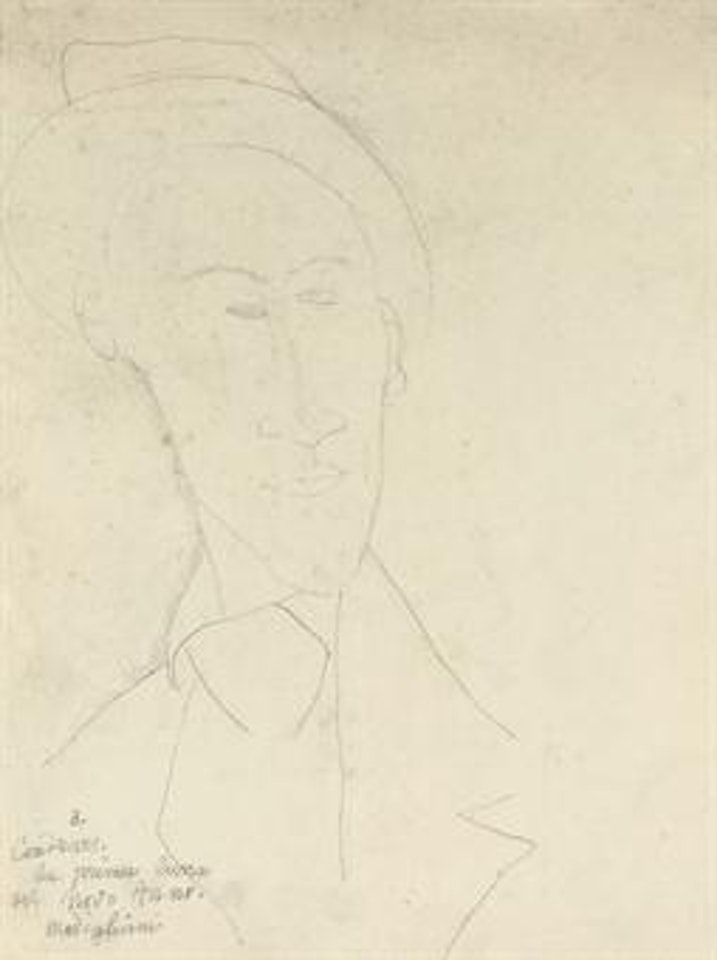 Portrait de Blaise Cendrars by Amedeo Modigliani