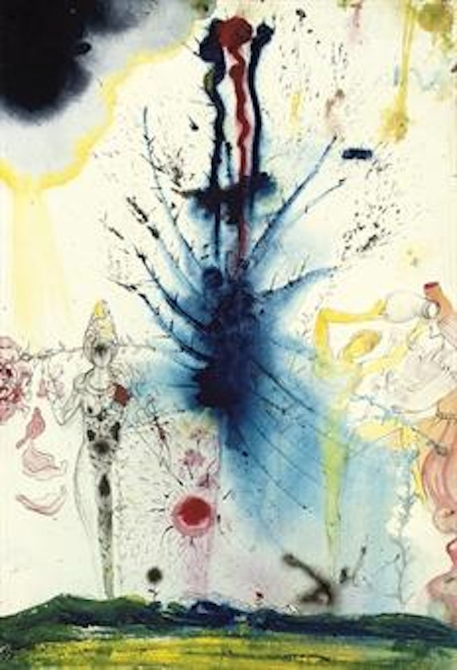 Le mur des lamentations by Salvador Dali