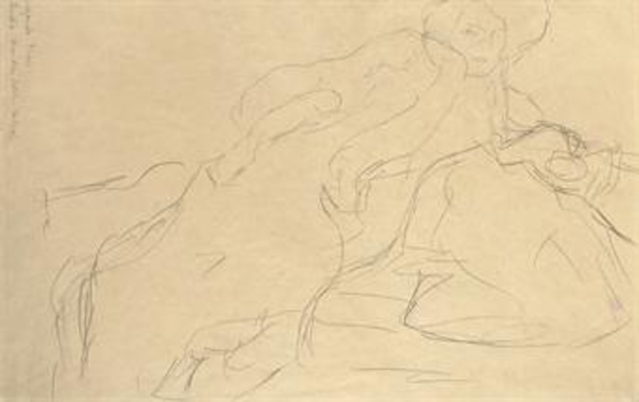 Liegende Frau by Gustav Klimt