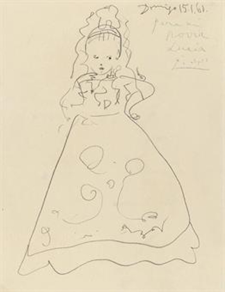 Lucía Dominguín by Pablo Picasso