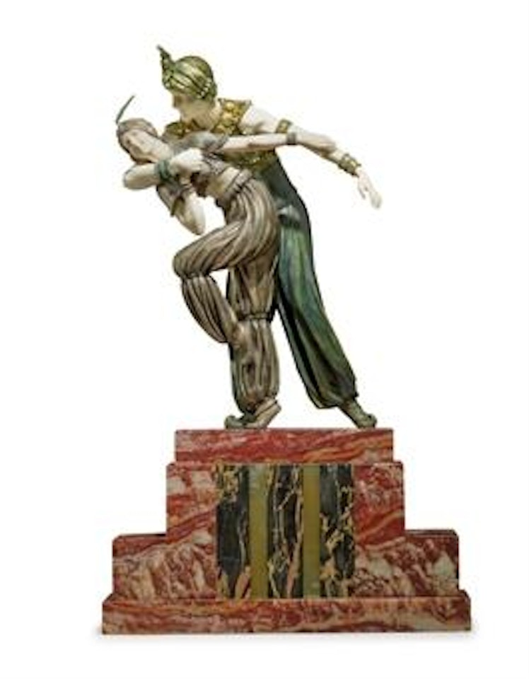 Persian Dancers by Demetre Chiparus