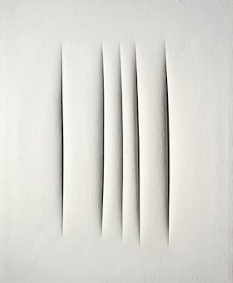 Concetto spaziale, Attese by Lucio Fontana