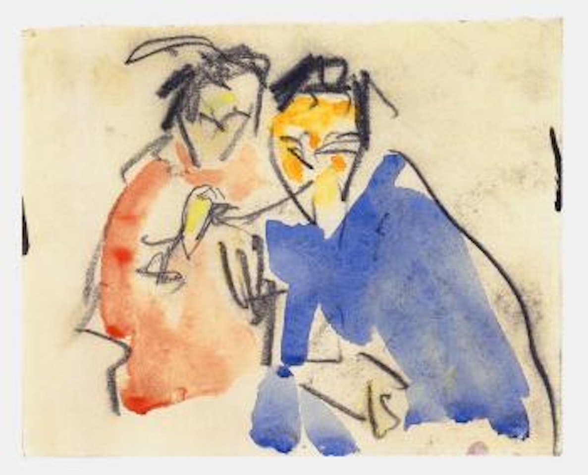 Zwei Madchen by Ernst Ludwig Kirchner