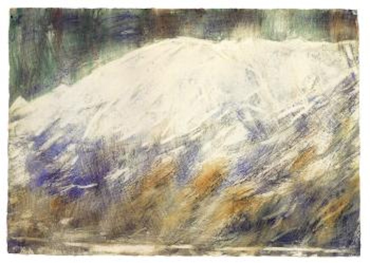 Berg im Schnee by Christian Rohlfs