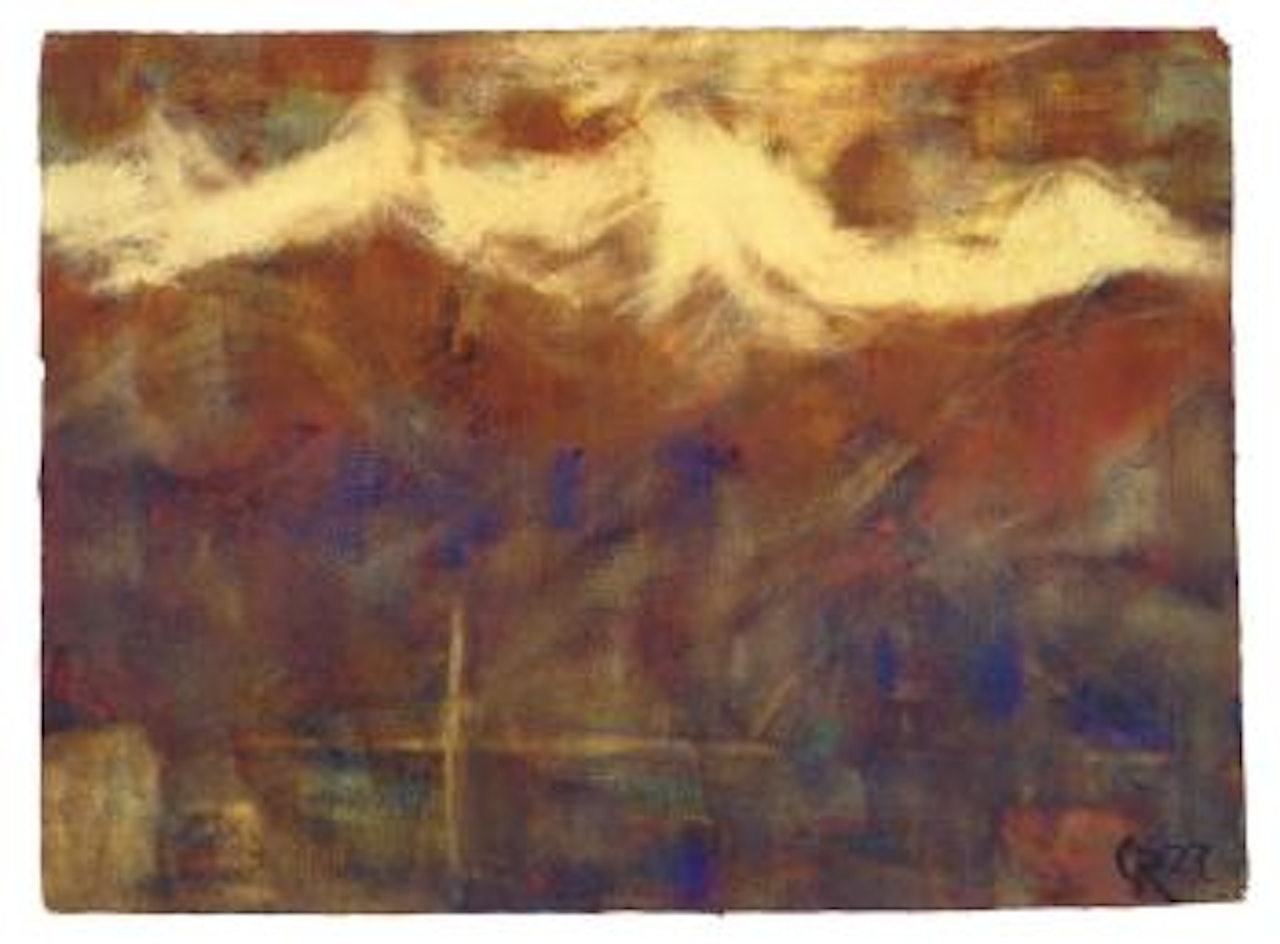 Abend im Gebirge by Christian Rohlfs