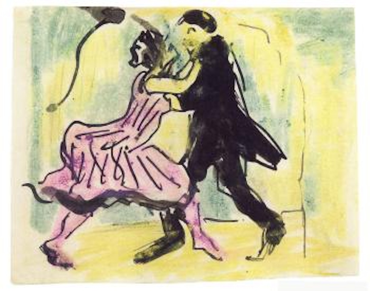 Tanzendes Paar by Max Pechstein