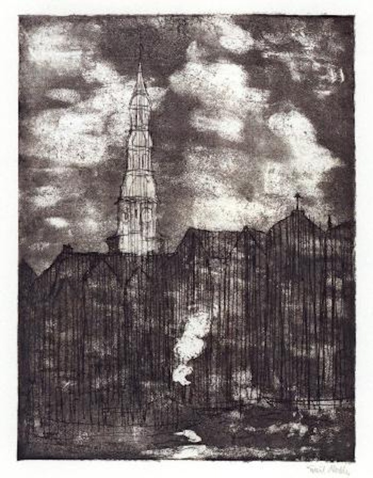 Hamburg, Katharinenkirche by Emil Nolde