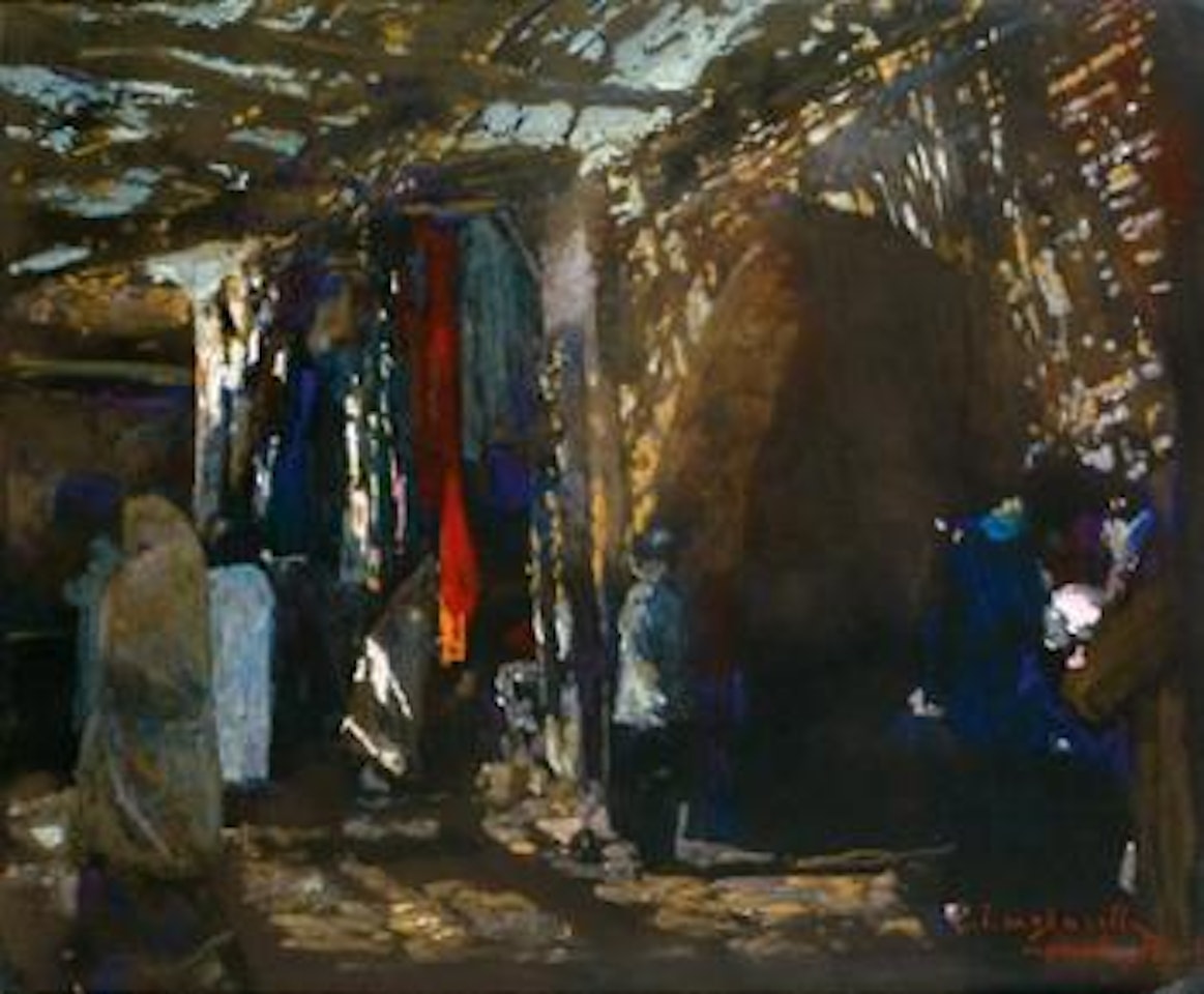 Entrée des souks a Marrakech by Jacques Majorelle