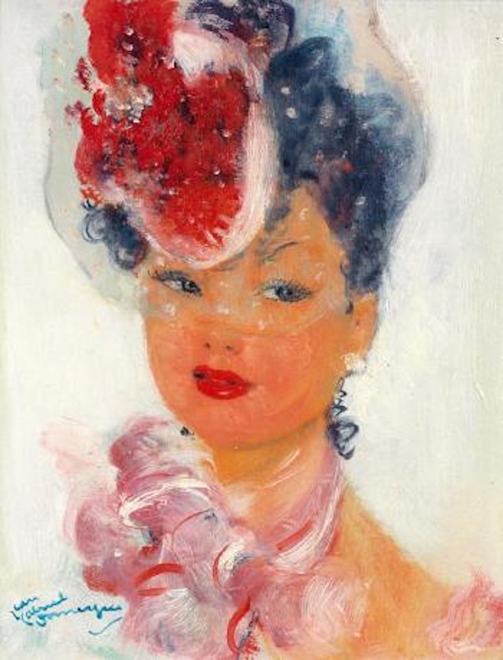 Portrait de Leila by Jean Gabriel Domergue