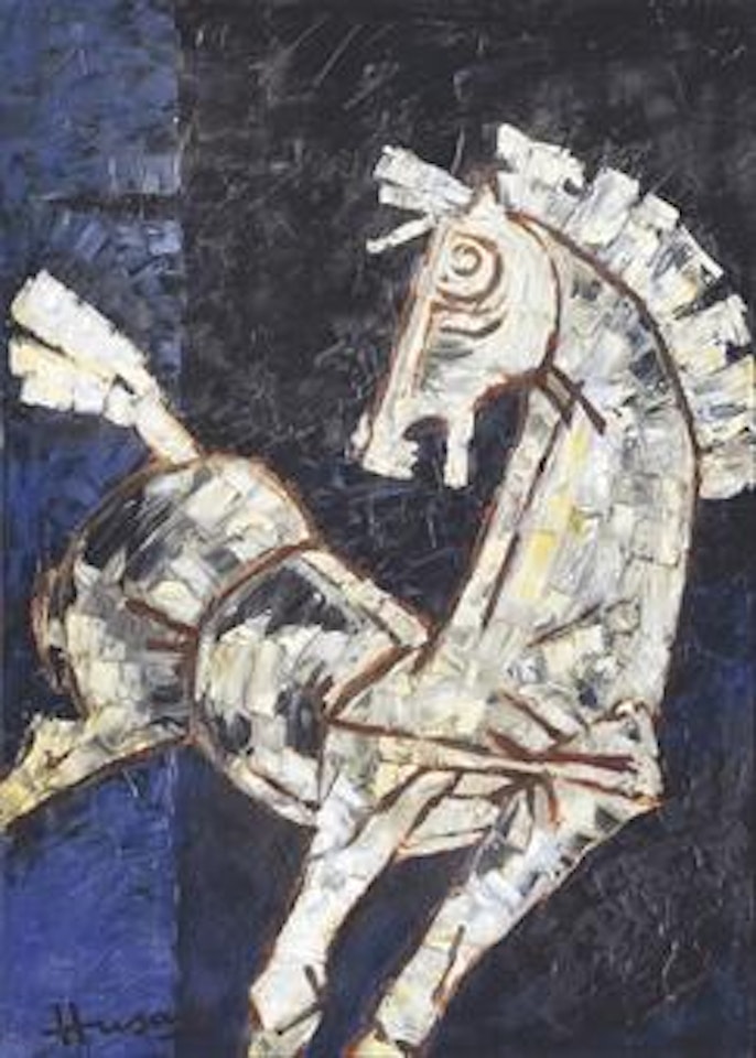 Untitled (Horse) by M.F. Husain
