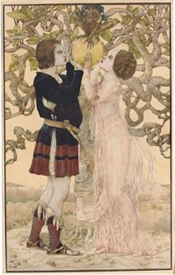 Adam and Eve by Gustave Adolf Mossa