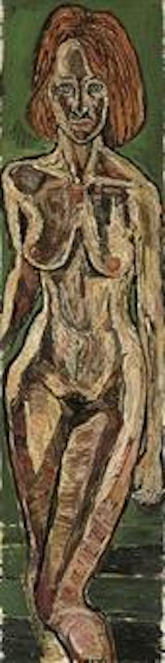 Standing nude by John Bratby