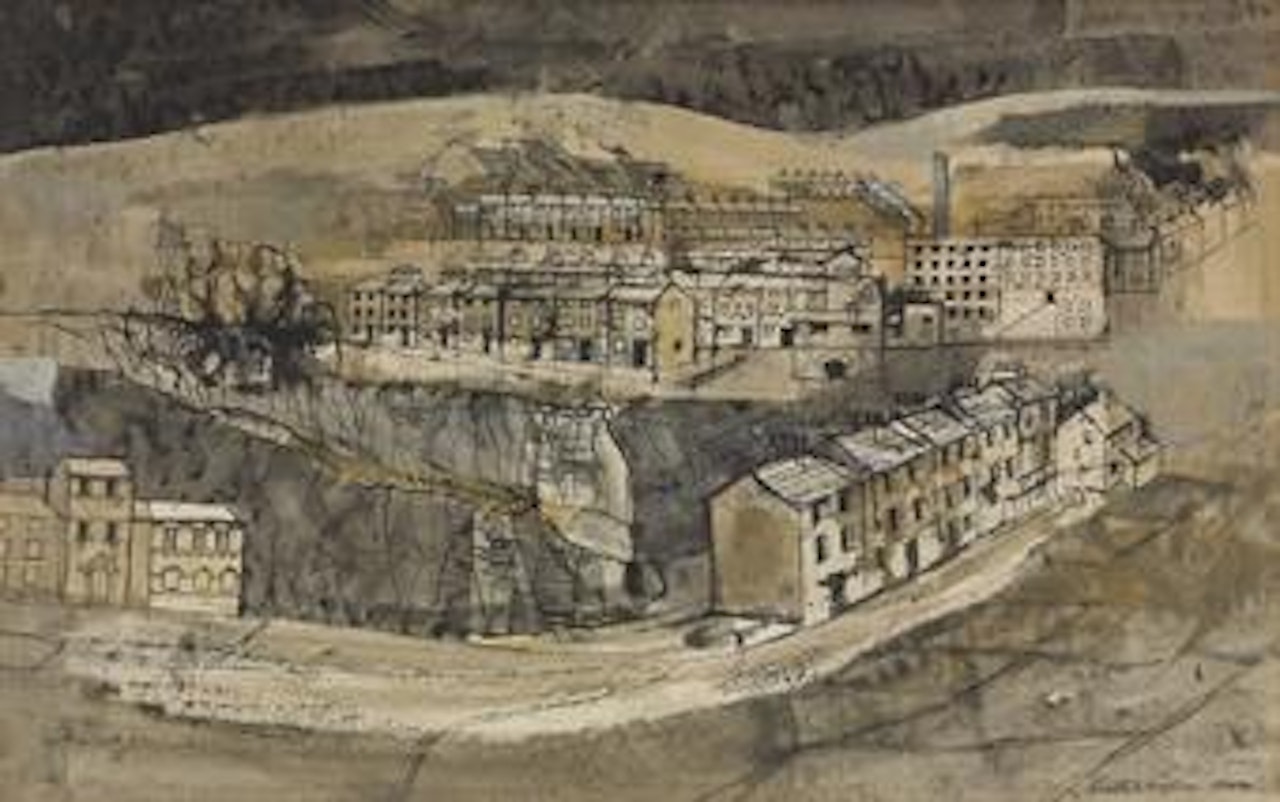 Yorkshire Industrial Landscape by Keith Vaughan