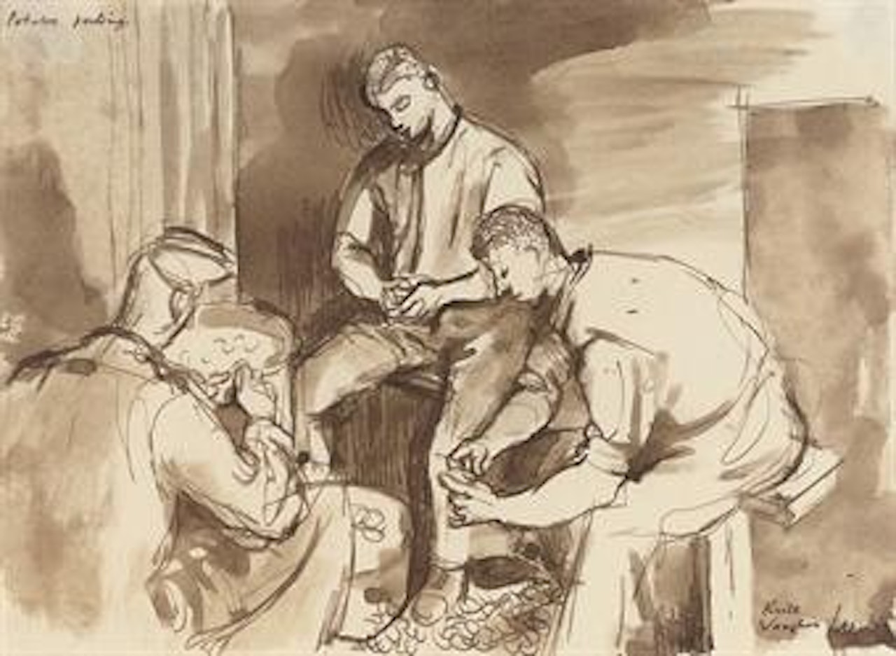Potato Peeling by Keith Vaughan