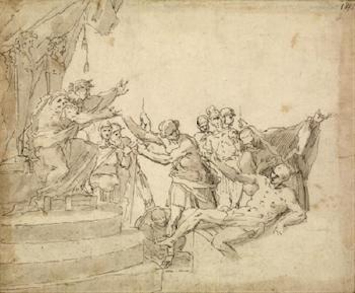 Scene de l'histoire romaine by Giovanni Antonio Pellegrini