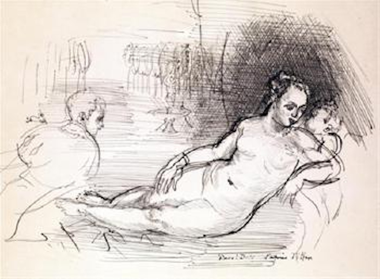 Nu d'apres Titien by Raoul Dufy