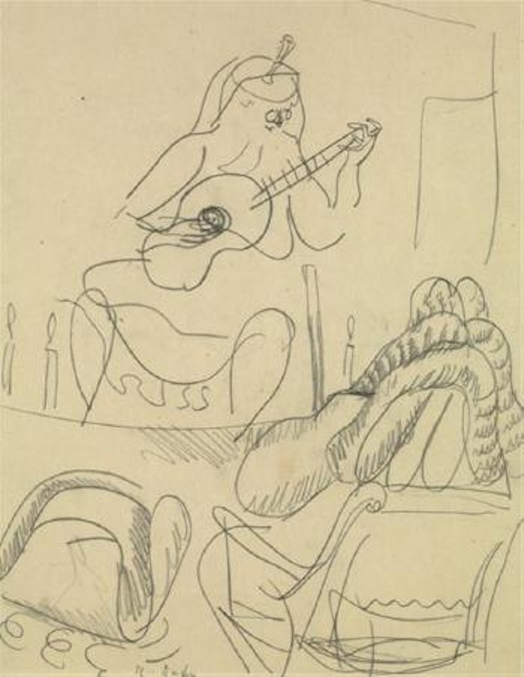 La fete des rois by Raoul Dufy