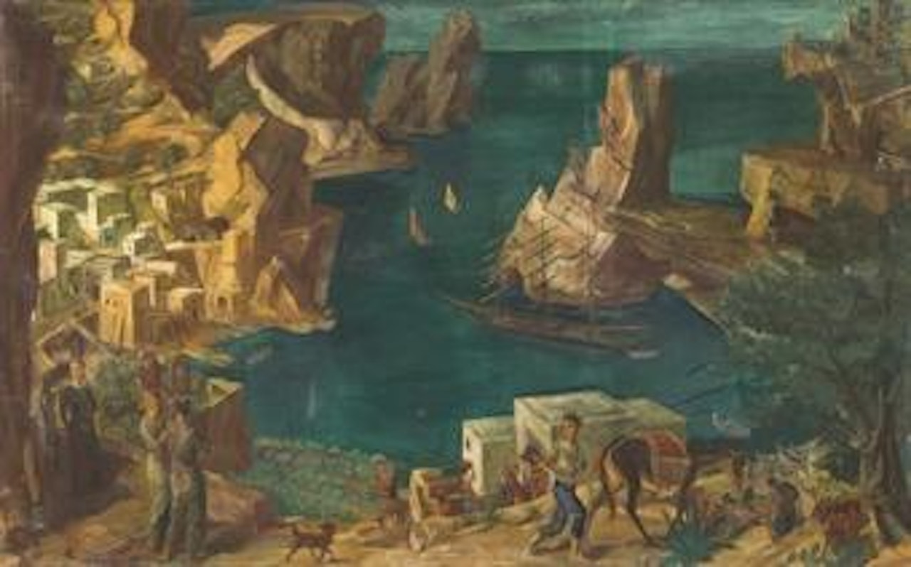 View of Capri by Alexander Evgenievich Yakovlev