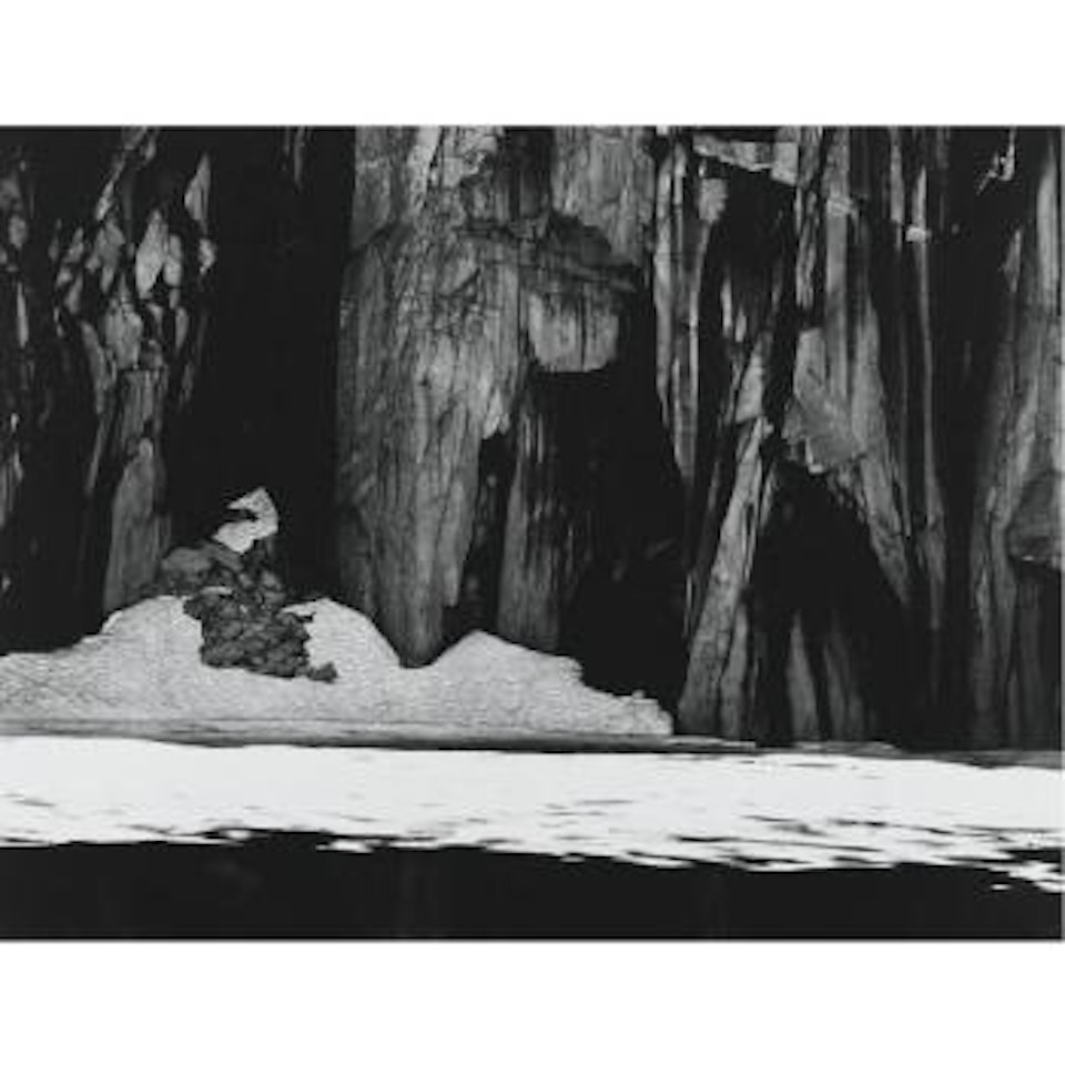 Frozen Lake And Cliffs, Sierra Nevada, California by Ansel Adams