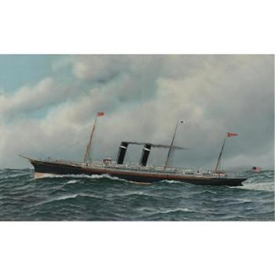 The Steamship New York by Antonio Jacobsen