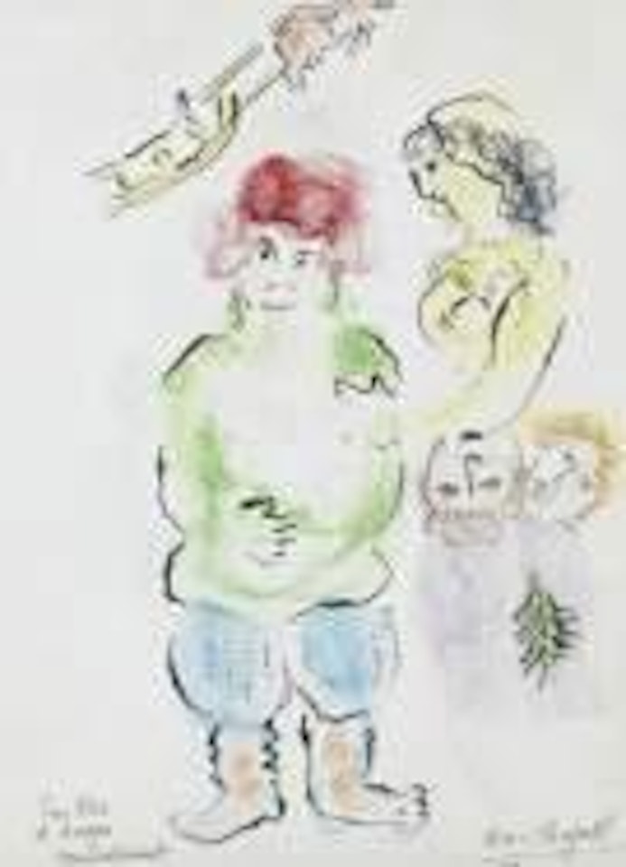 Personnages by Marc Chagall