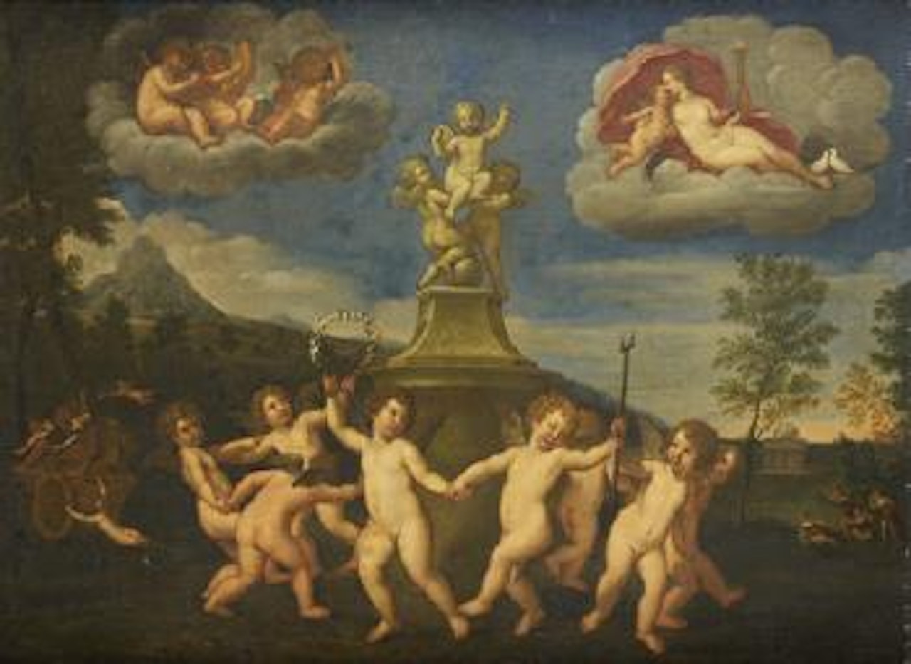 Ronde de Putti by Francesco Albani by Italian School