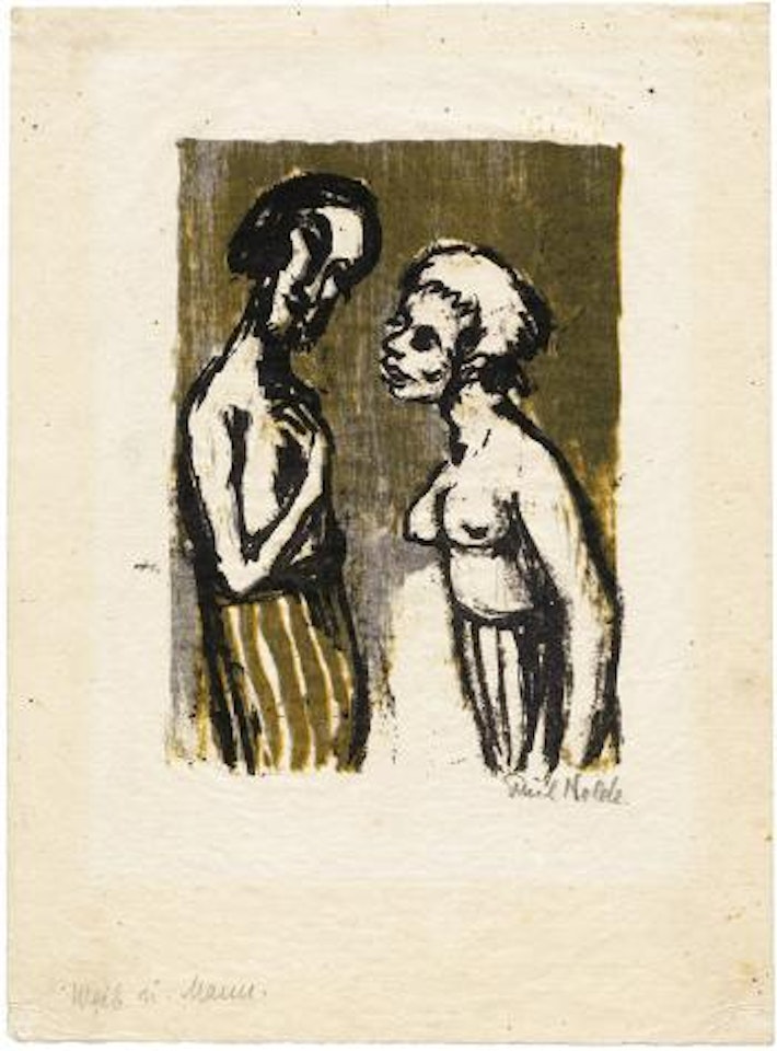 Weib und Mann by Emil Nolde