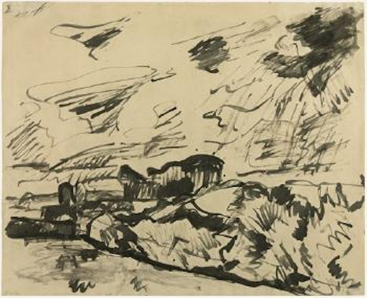 Holsteinische Landschaft by Erich Heckel