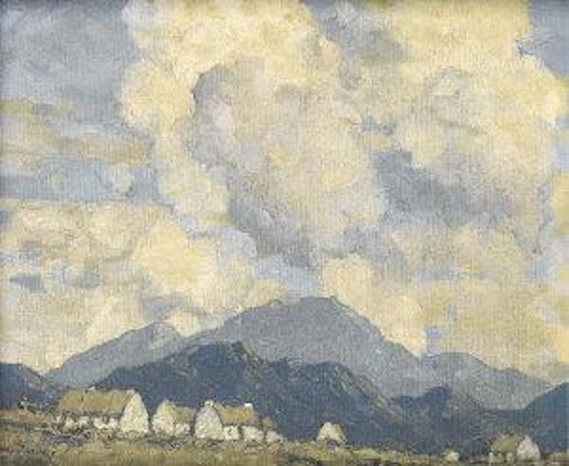 A village in the mountains by Paul Henry
