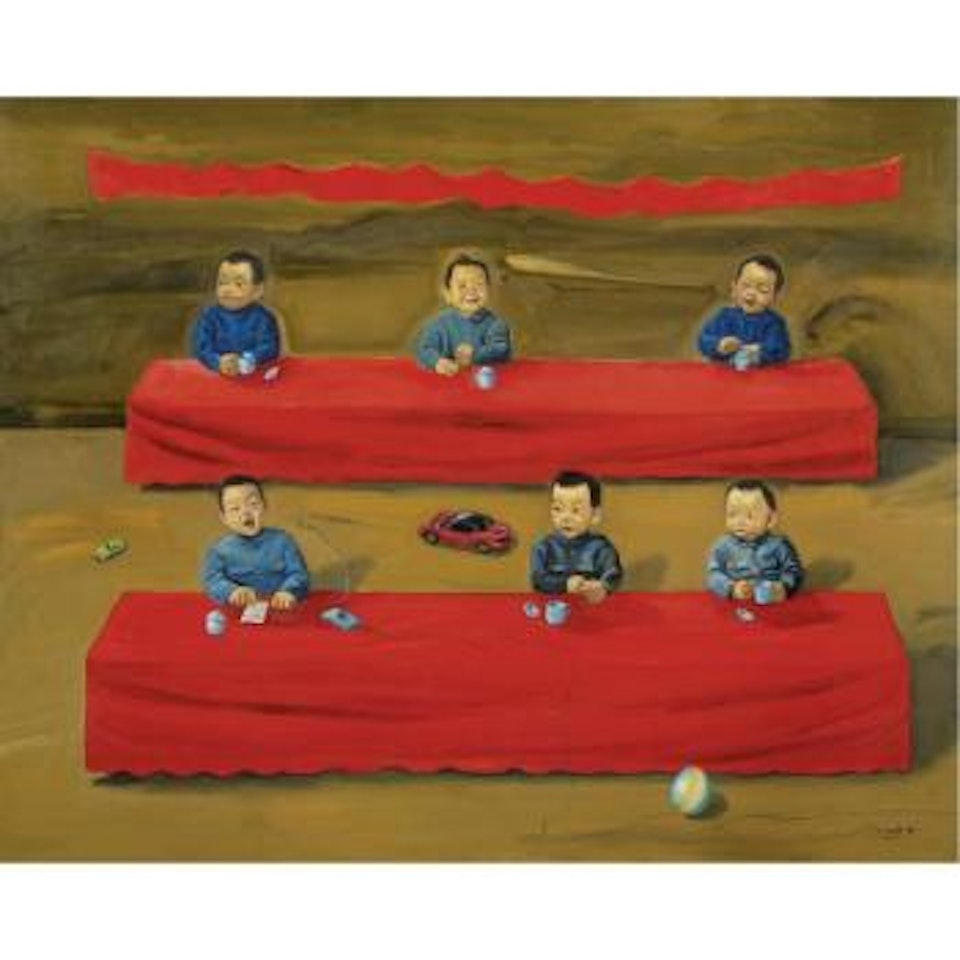 Children In Meeting, Hong Kong No. 3 by Tang Zhigang