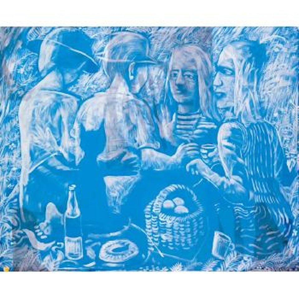 The Blue Picnic by Charles Blackman