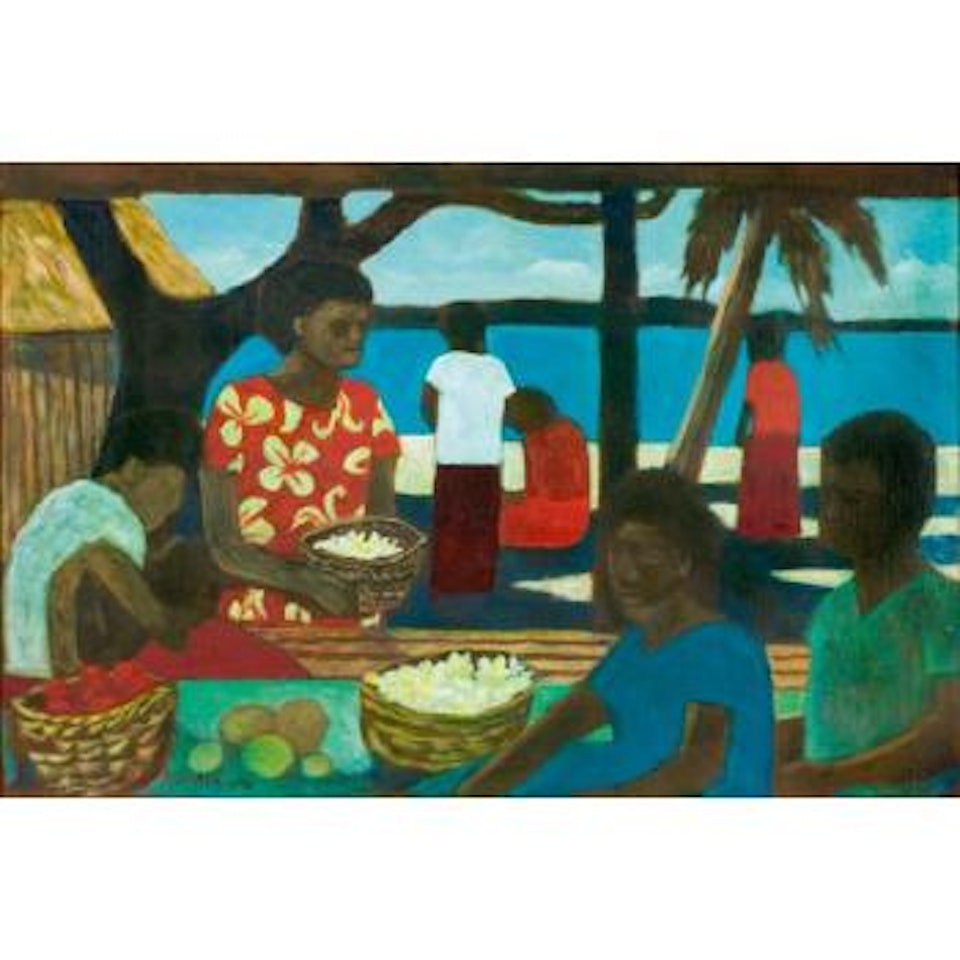 Stringing Frangipanis by Ray Austin Crooke