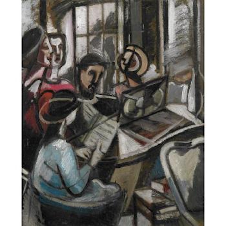 The Carol Singers by Roy de Maistre